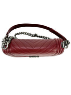 Chanel Red Caviar Boy Bag Medium