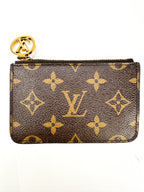 Louis Vuitton Yellow Monogram Coated Canvas Porte Carte Fragment Card Case