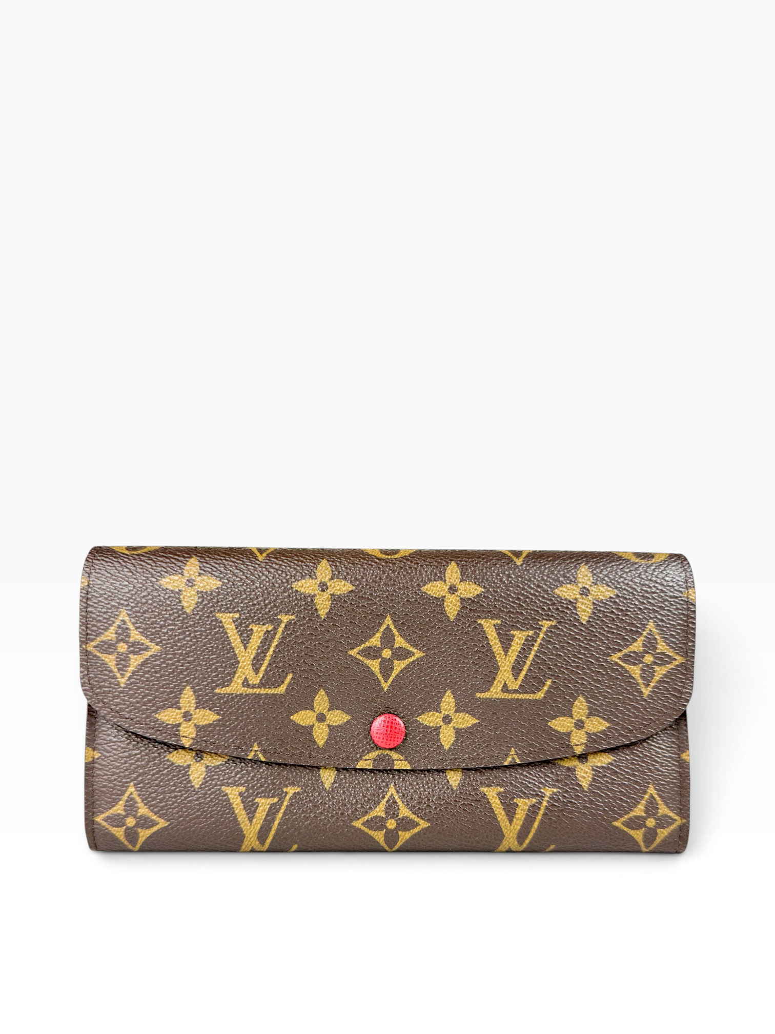 Louis Vuitton Monogram Coated Canvas Emilie Wallet