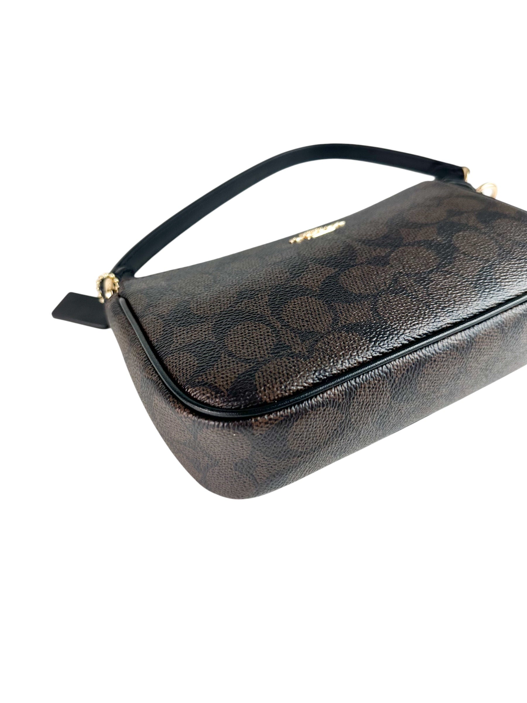 Coach Walnut Coated Canvas Nolita 19 Bag