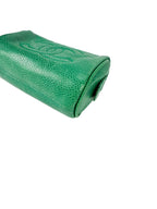 Chanel Green Caviar Leather Cosmetic Pouch Small