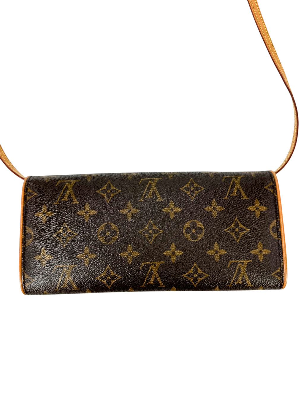 Louis Vuitton Monogram Coated Canvas Twin Pochette GM