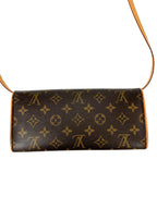 Louis Vuitton Monogram Coated Canvas Twin Pochette GM