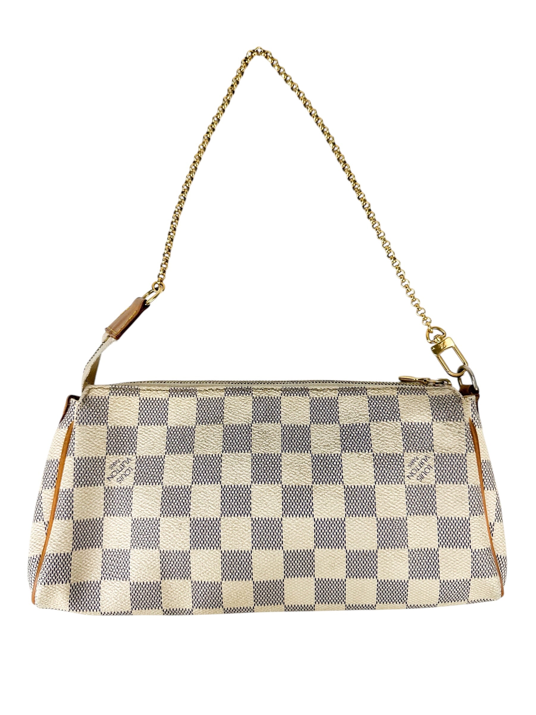 Louis Vuitton Damier Azur Coated Canvas Eva Handbag