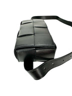 Bottega Veneta Black Leather Casette Belt Bag
