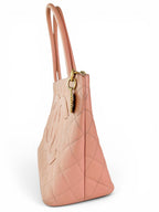 Chanel Pink Caviar Leather Medallion Tote