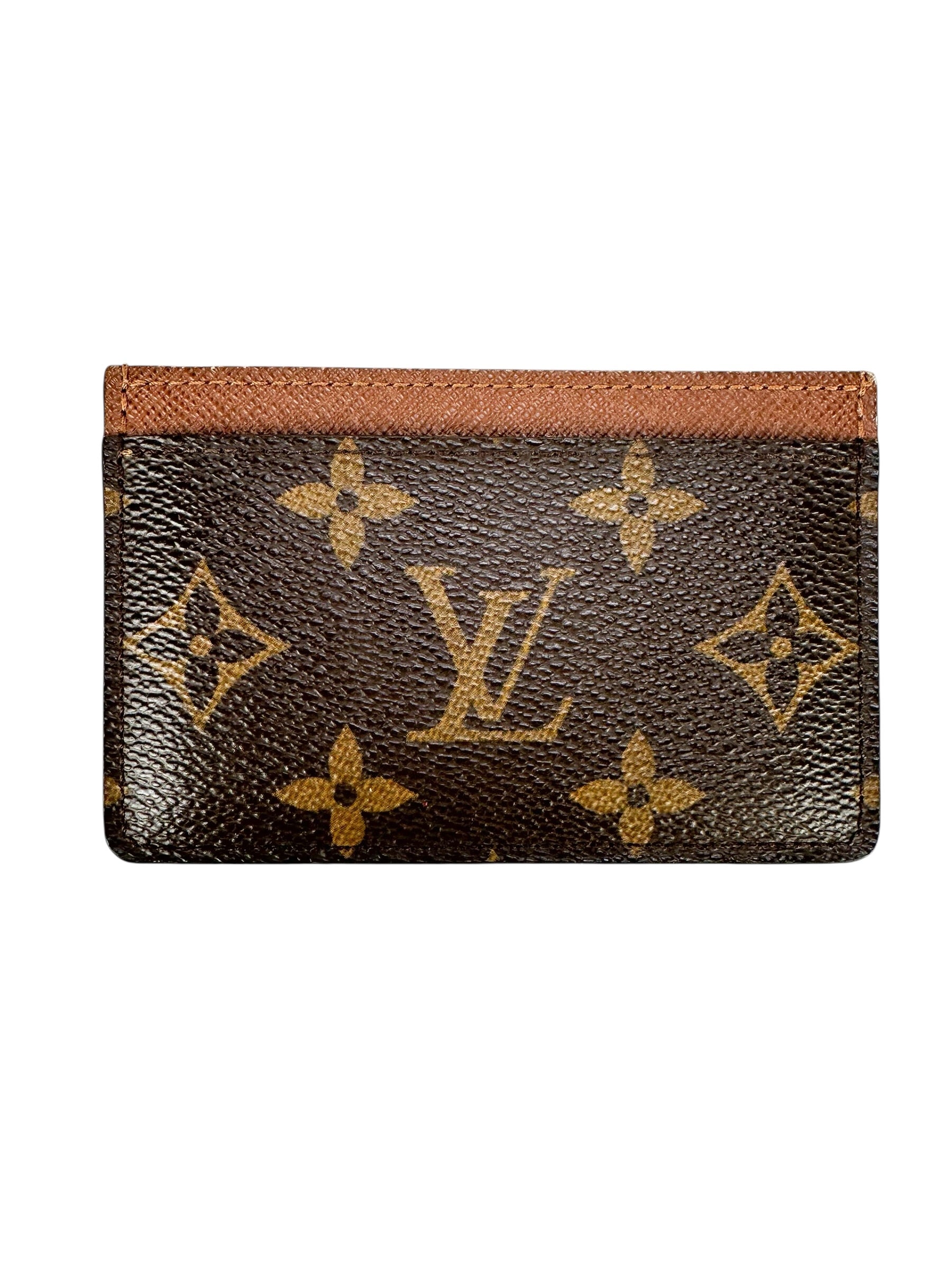 Louis Vuitton Monogram Coated Canvas Porte Carte Armagnac