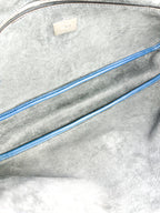 Fendi Blue Calfskin Chain Baguette Large Runway Piece