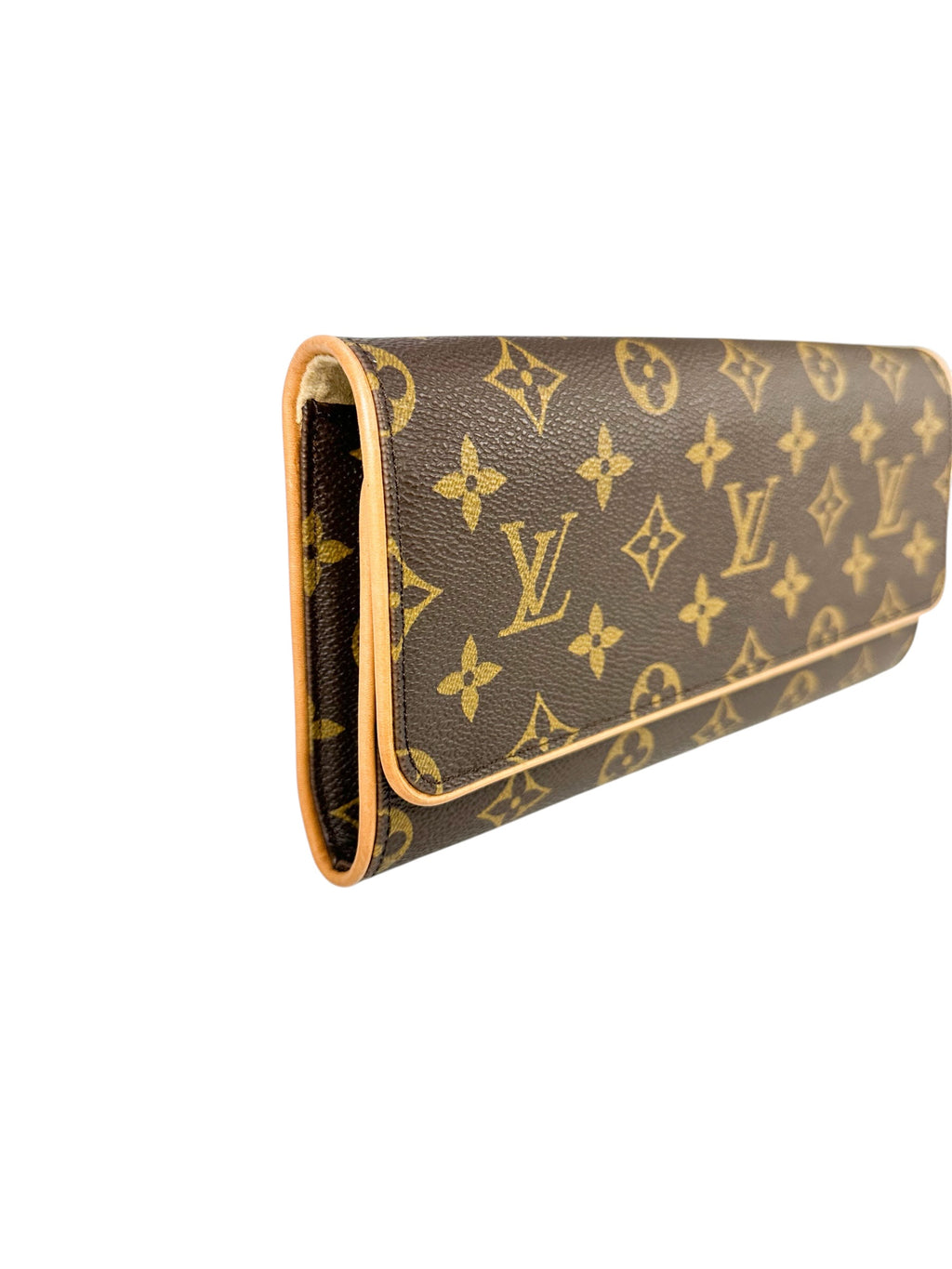 Louis Vuitton Monogram Coated Canvas Twin Pochette GM