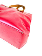 Louis Vuitton Rose Pop Vernis Leather Reade PM