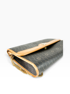 Christian Dior Brown Signature Honeycomb Vintage Bag