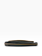 Celine Black Leather Triomphe Clutch