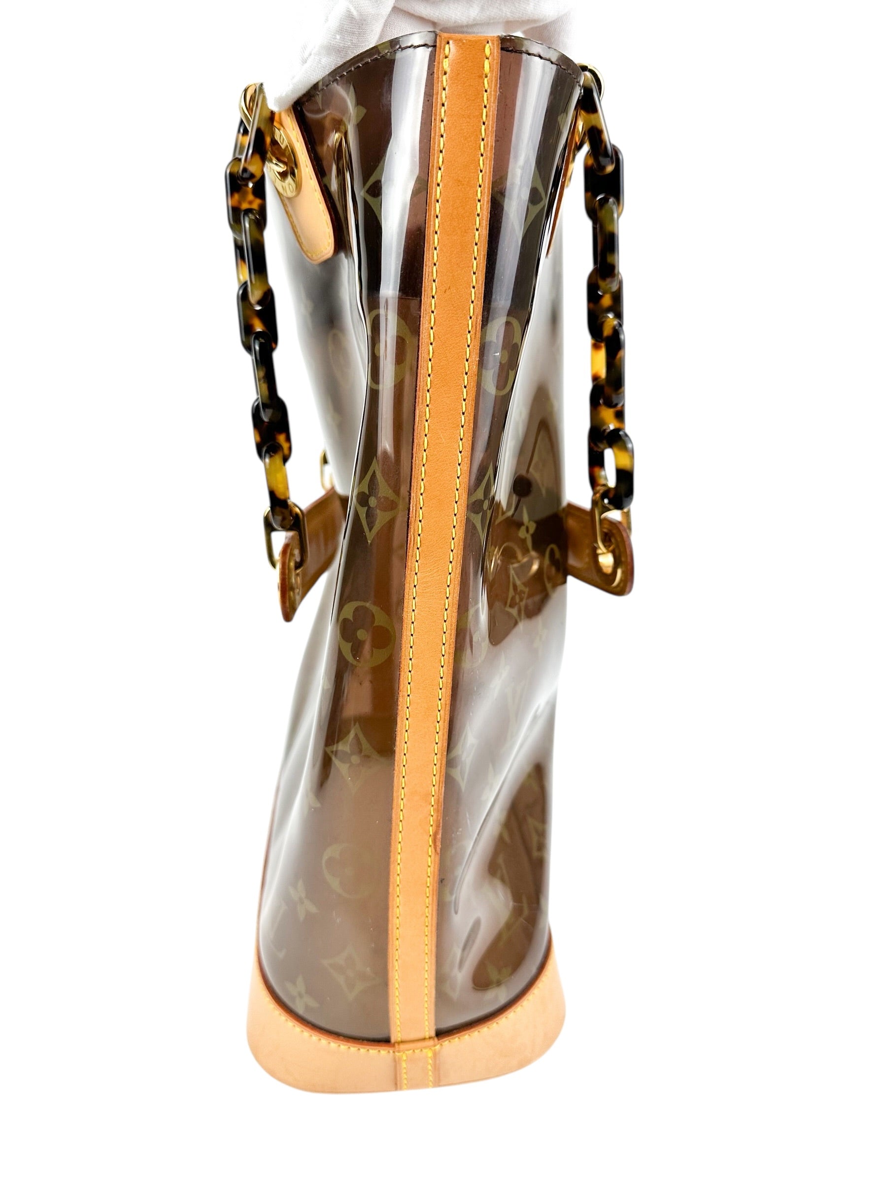 Louis Vuitton Ambre Vinyl Monogram Tote Bag
