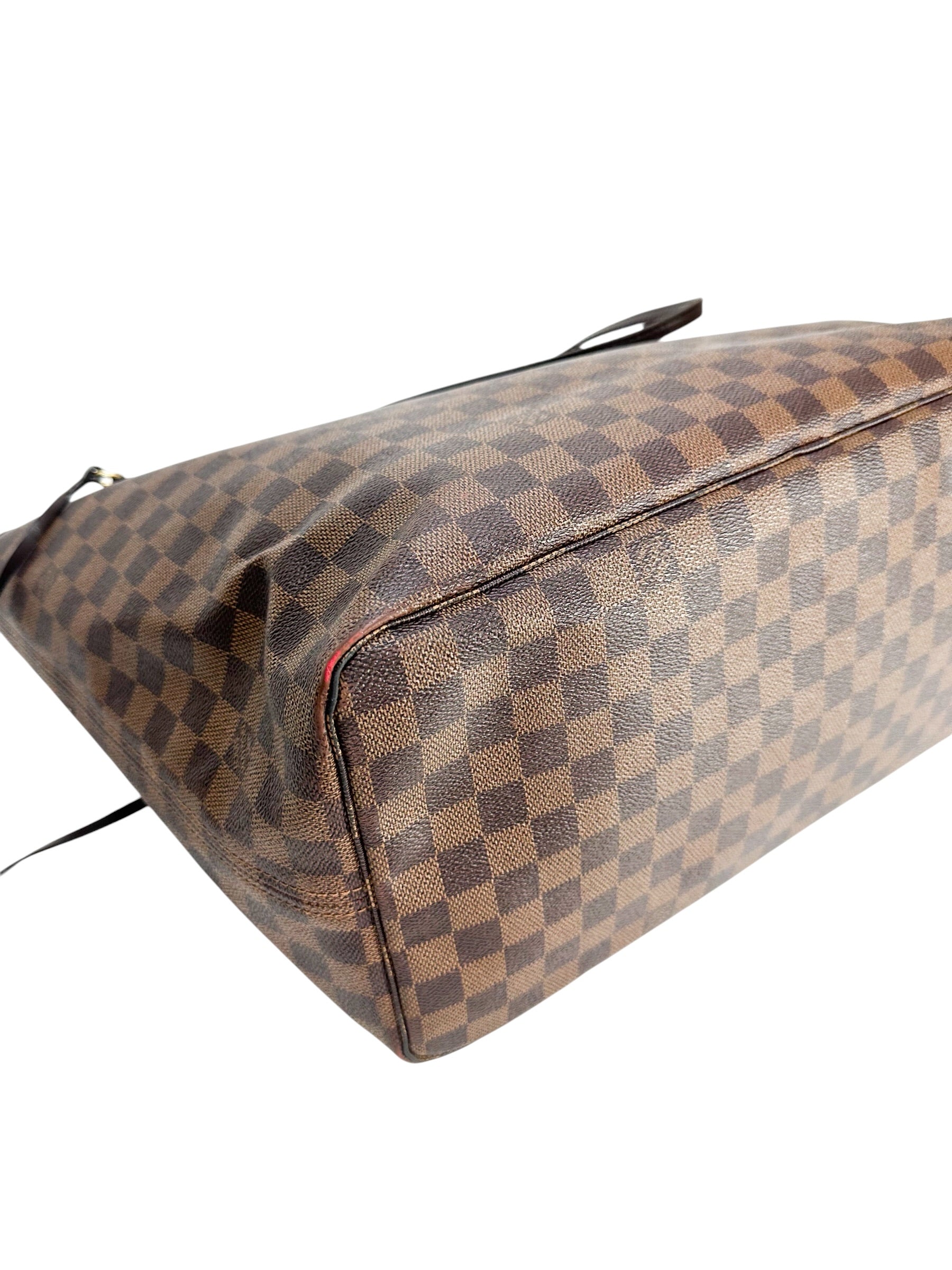 Louis Vuitton Coated Canvas Damier Ebene Neverfull GM