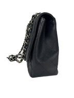 Chanel Black Caviar Leather Classic Flap Jumbo