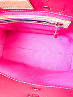 Louis Vuitton Rose Pop Vernis Leather Reade PM