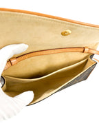 Louis Vuitton Monogram Coated Canvas Twin Pochette GM