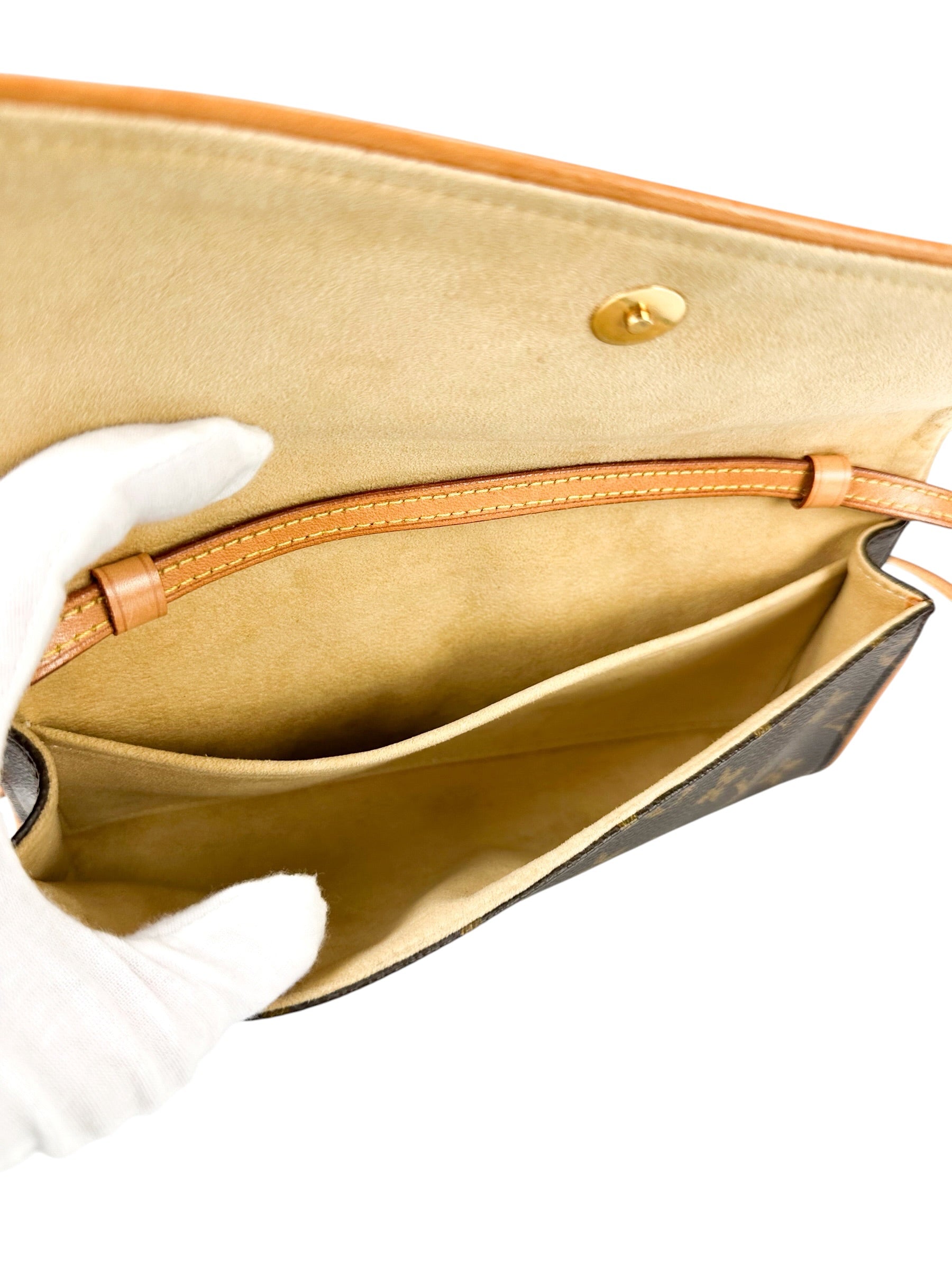 Louis Vuitton Monogram Coated Canvas Twin Pochette GM