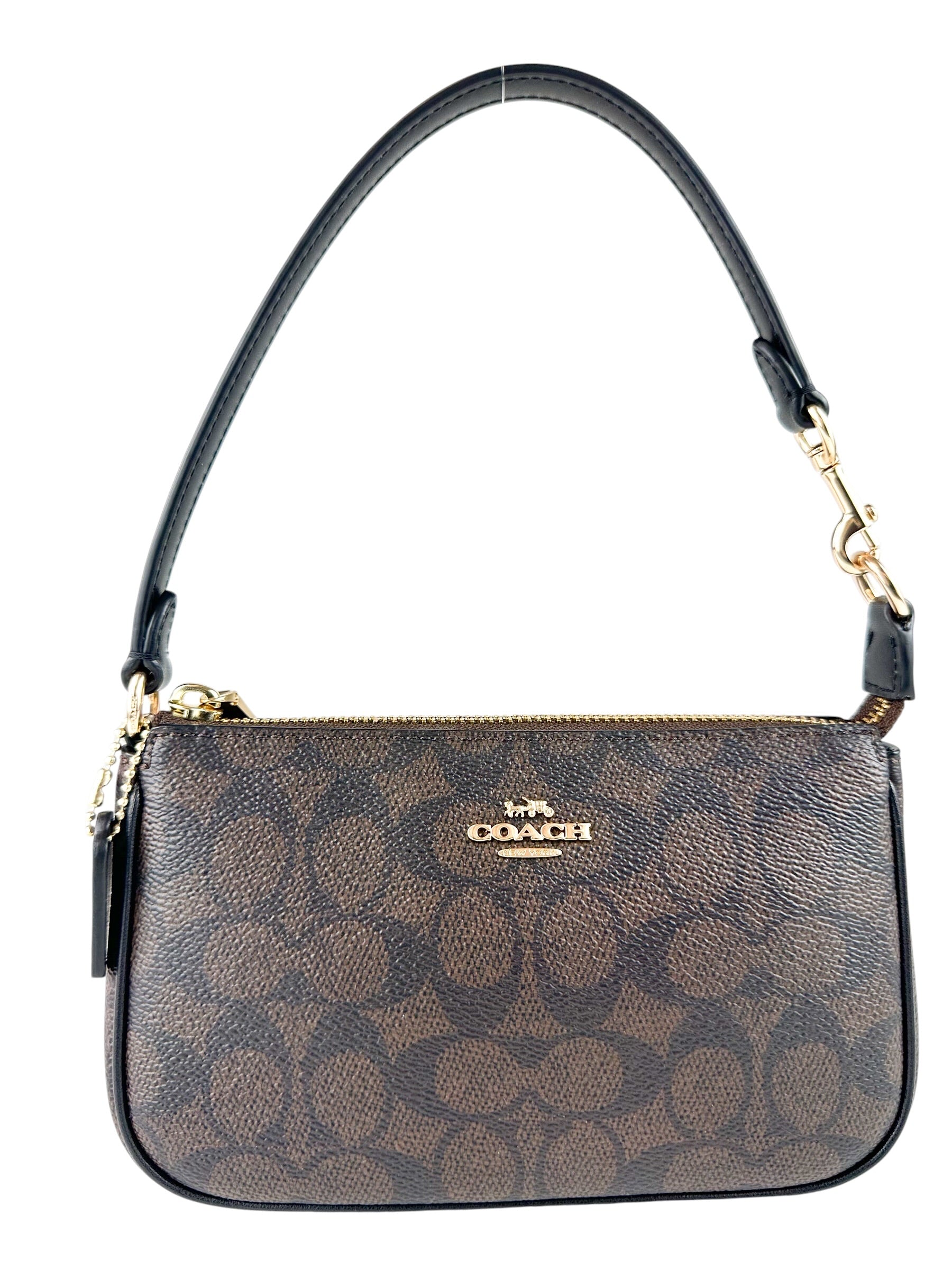Coach Walnut Coated Canvas Nolita 19 Bag