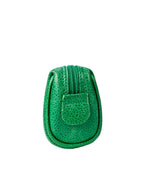 Chanel Green Caviar Leather Cosmetic Pouch Small