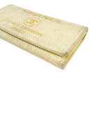 Chanel Yellow Tweed Cambon Long Wallet
