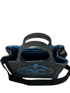 Prada Black Canvas Canapa Mini