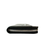 Louis Vuitton Black Pebbled Leather Lock Me Long Wallet