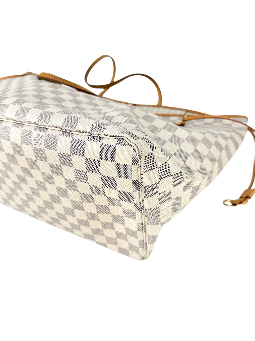 Louis Vuitton Coated Canvas Damier Azur Handbag GM
