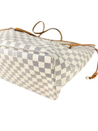 Louis Vuitton Coated Canvas Damier Azur Handbag GM