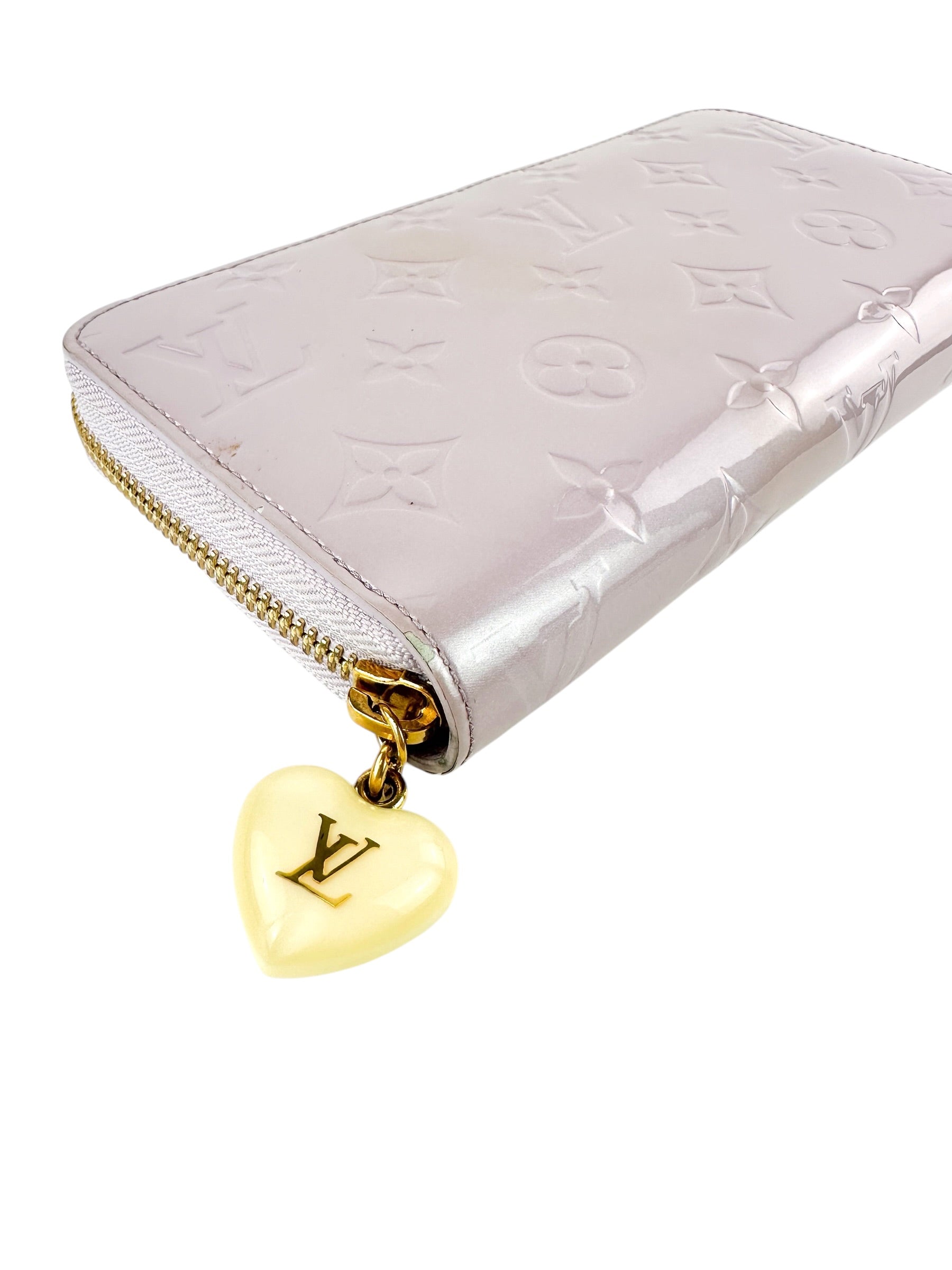 Louis Vuitton Lilac Vernis Leather Long Wallet