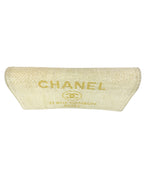 Chanel Yellow Tweed Cambon Long Wallet