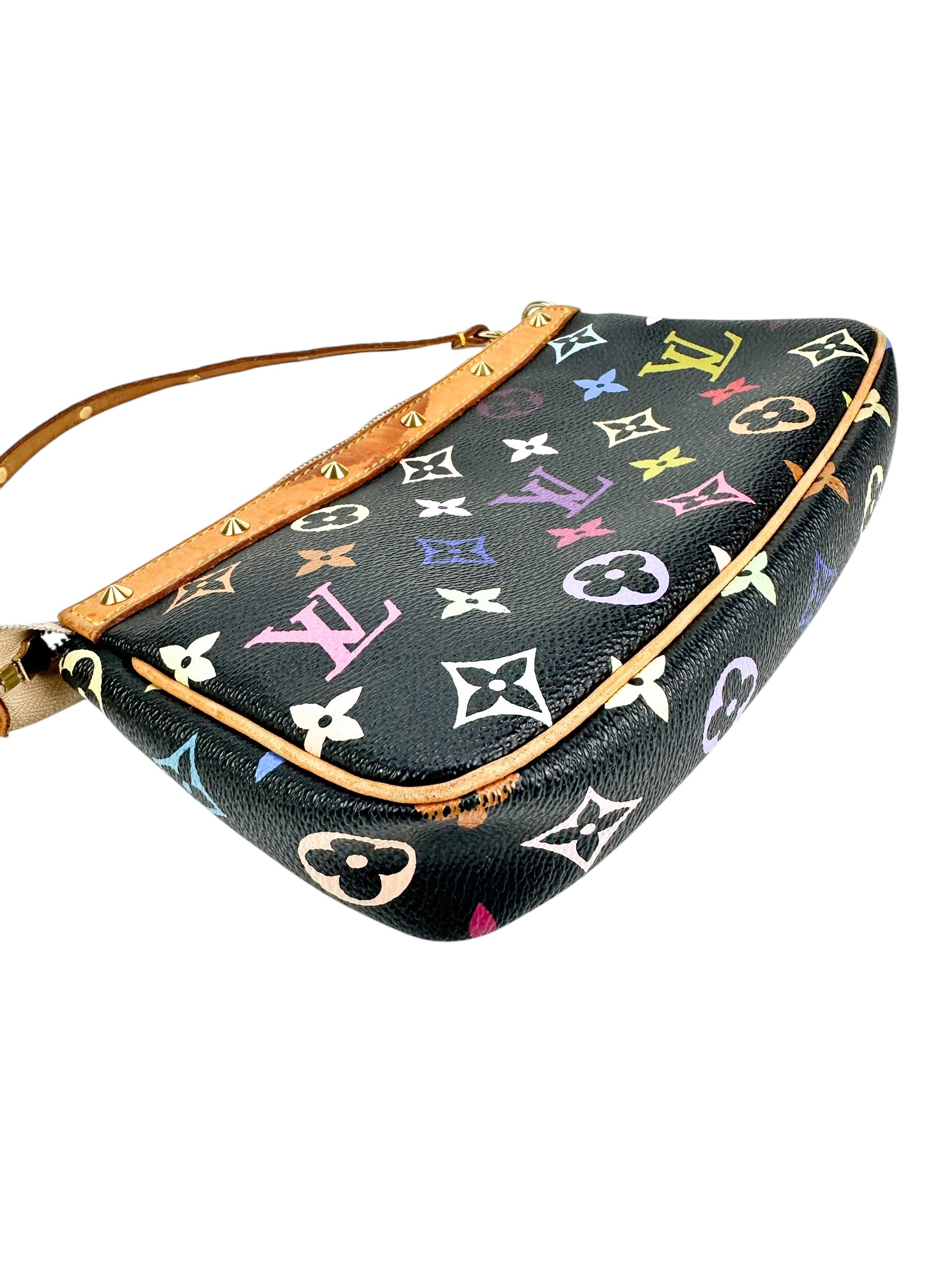 Louis Vuitton Multicolor Noir Coated Canvas Pochette Accessories
