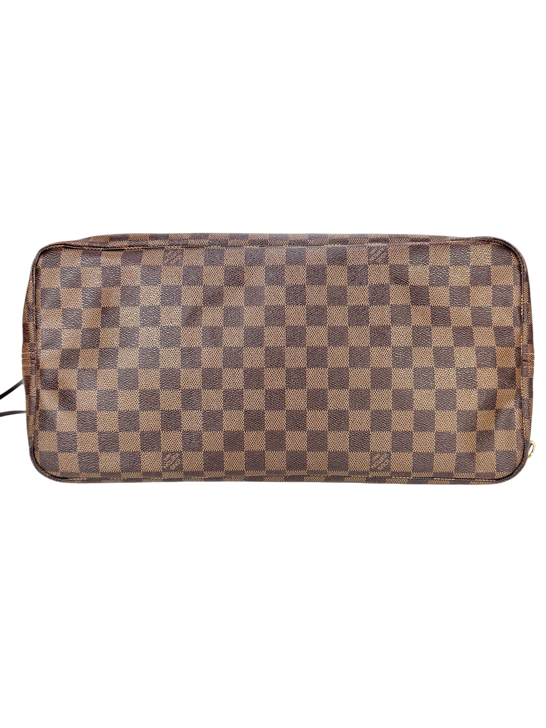 Louis Vuitton Coated Canvas Damier Ebene Neverfull GM