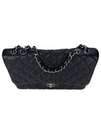 Chanel Black Caviar Leather Classic Flap Jumbo