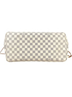 Louis Vuitton Coated Canvas Damier Azur Handbag GM