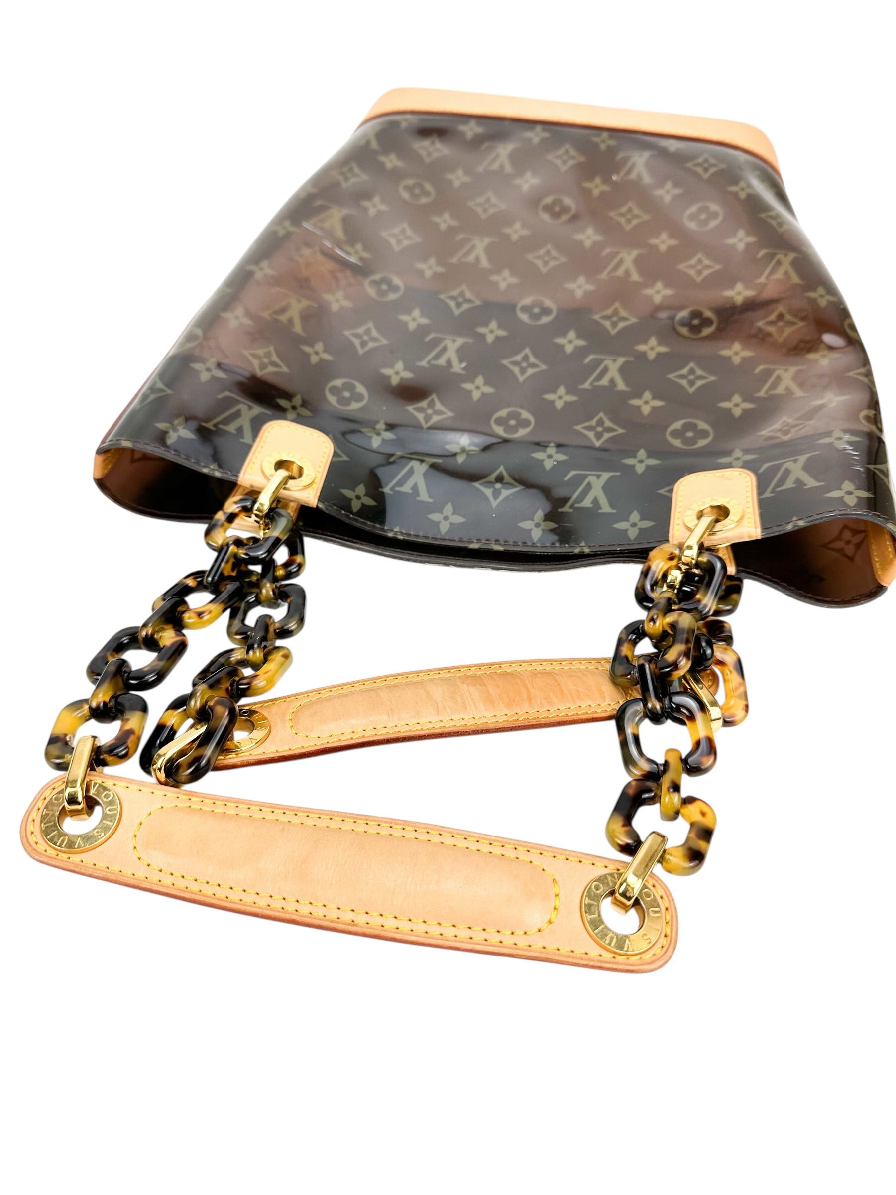 Louis Vuitton Ambre Vinyl Monogram Tote Bag