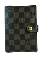 Louis Vuitton Damier Ebene Coated Canvas Agenda PM