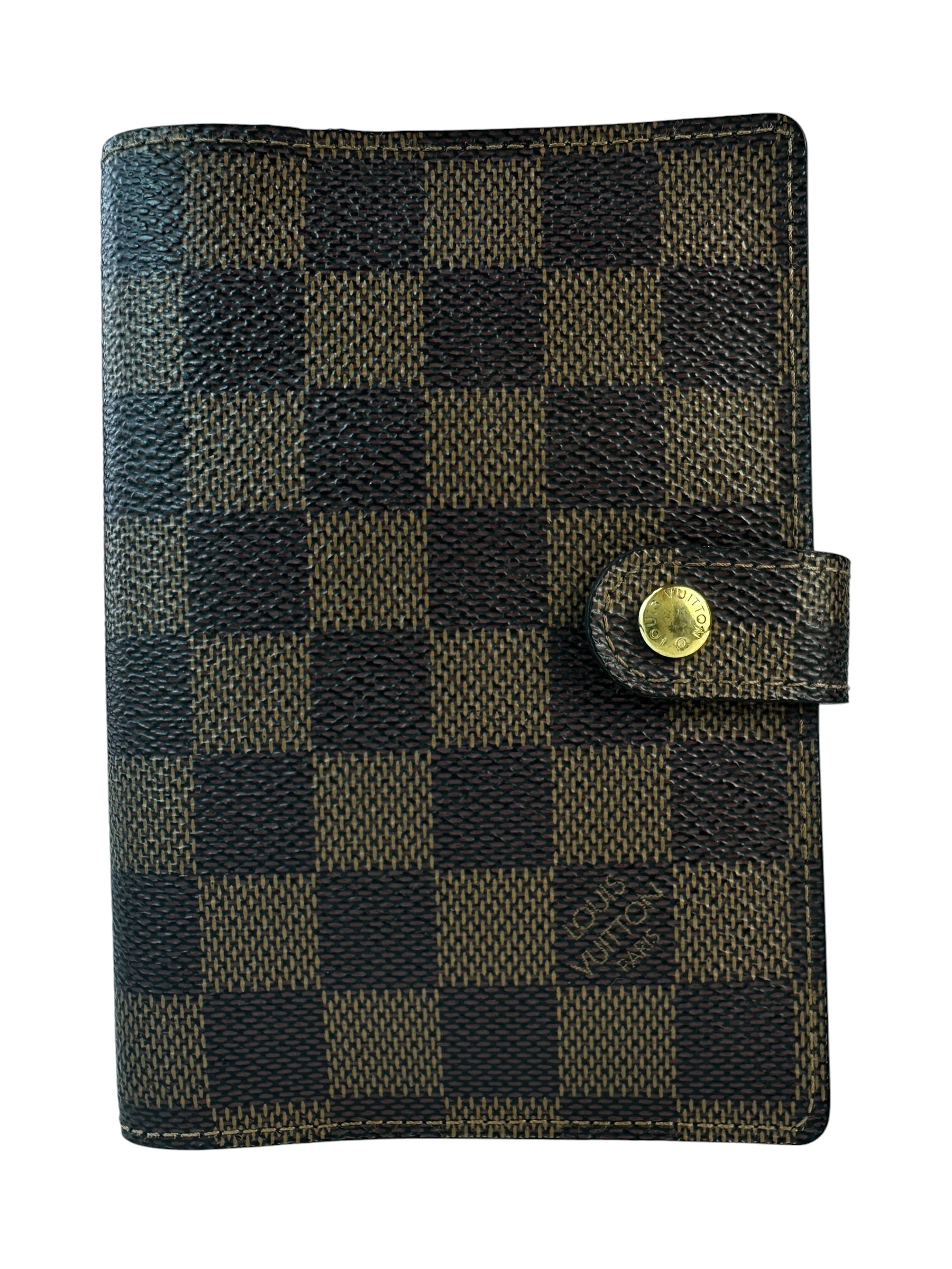 Louis Vuitton Damier Ebene Coated Canvas Agenda PM