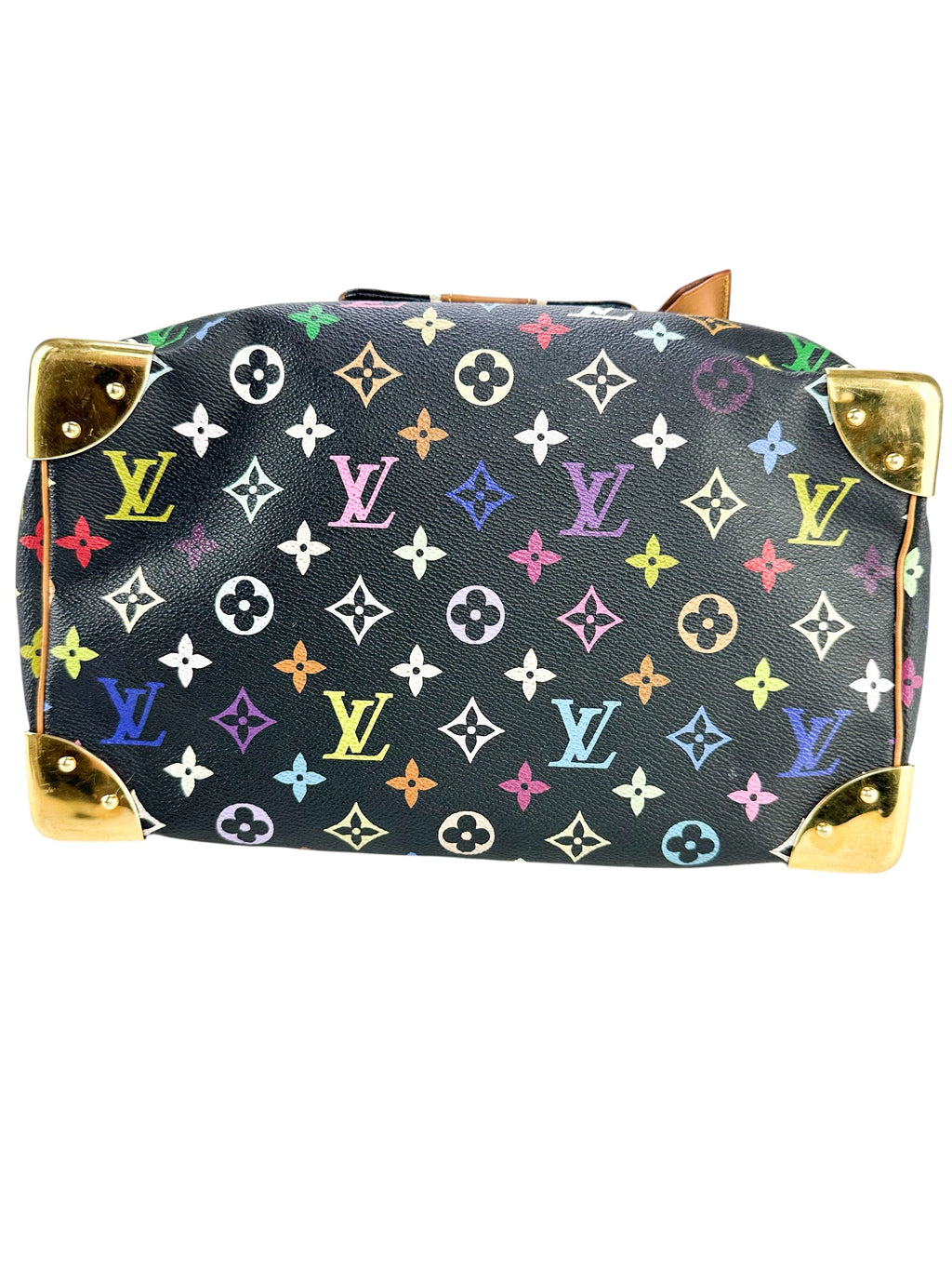 Louis Vuitton Murakami Multicolore Noir Coated Canvas Monogram Speedy 30