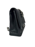 Chanel Black Caviar Leather Classic Flap Jumbo