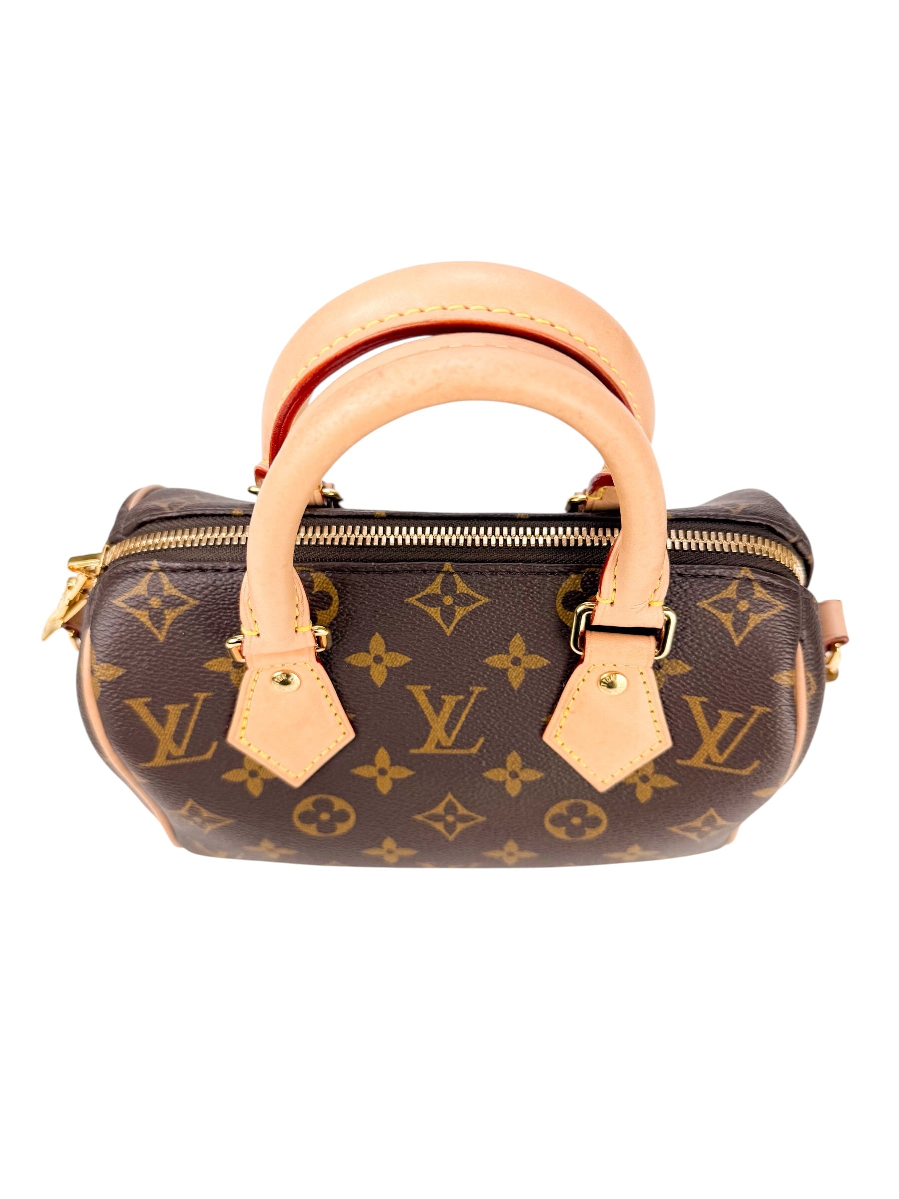 Louis Vuitton Monogram Coated Canvas Speedy 20 Bandouliere 20