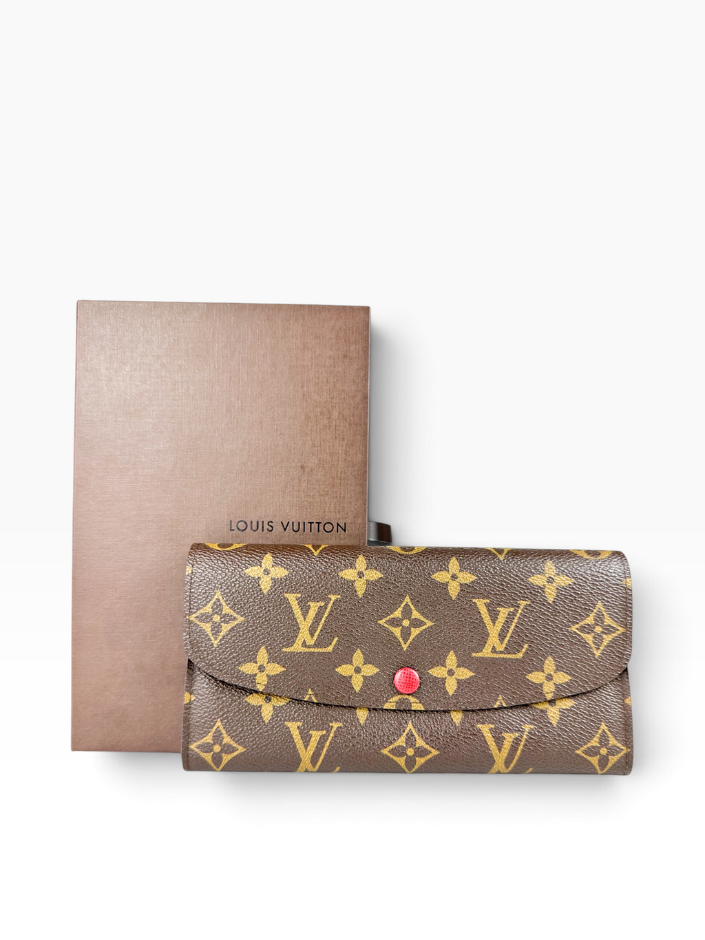 Louis Vuitton Monogram Coated Canvas Emilie Wallet