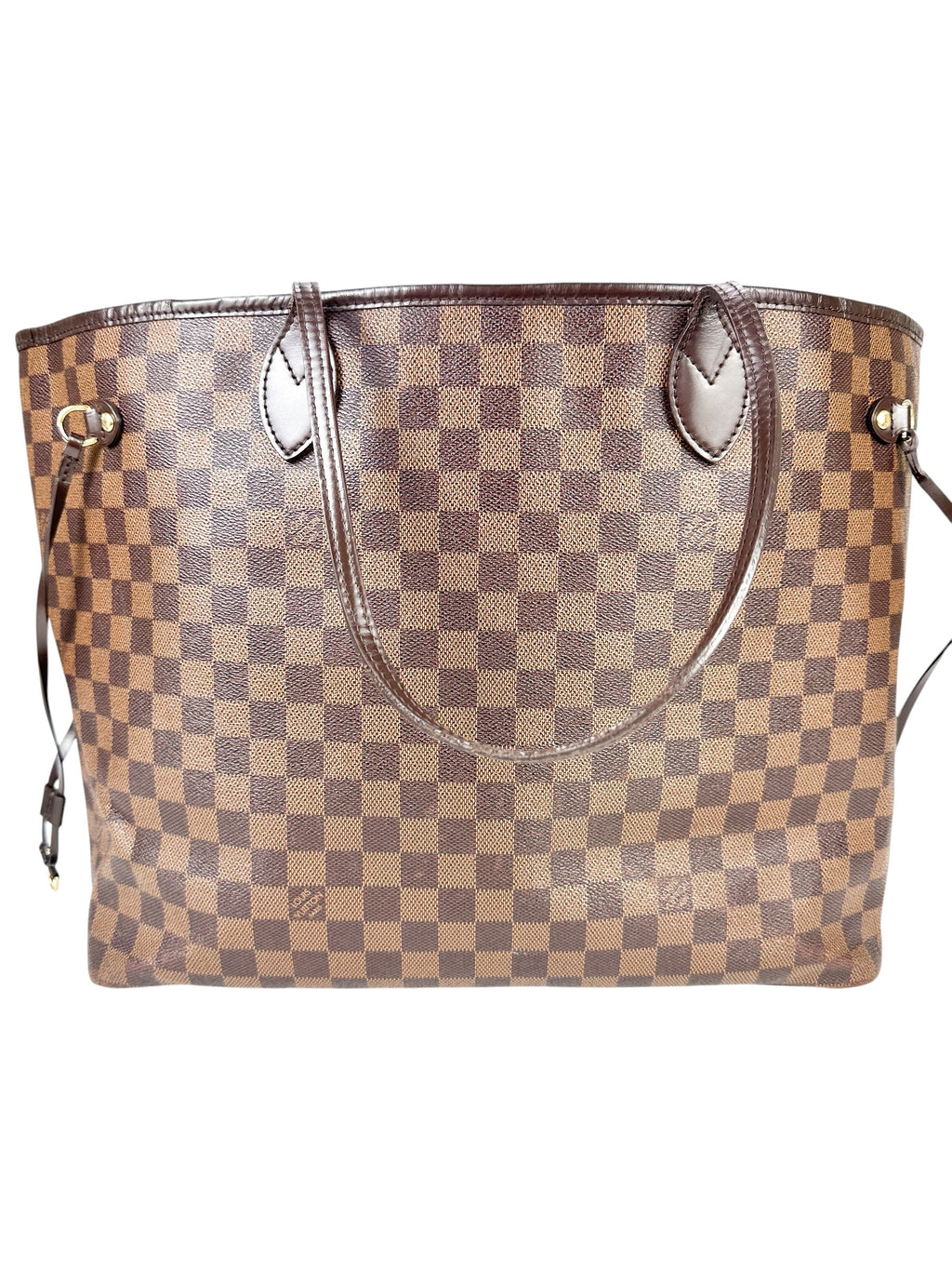 Louis Vuitton Coated Canvas Damier Ebene Neverfull GM