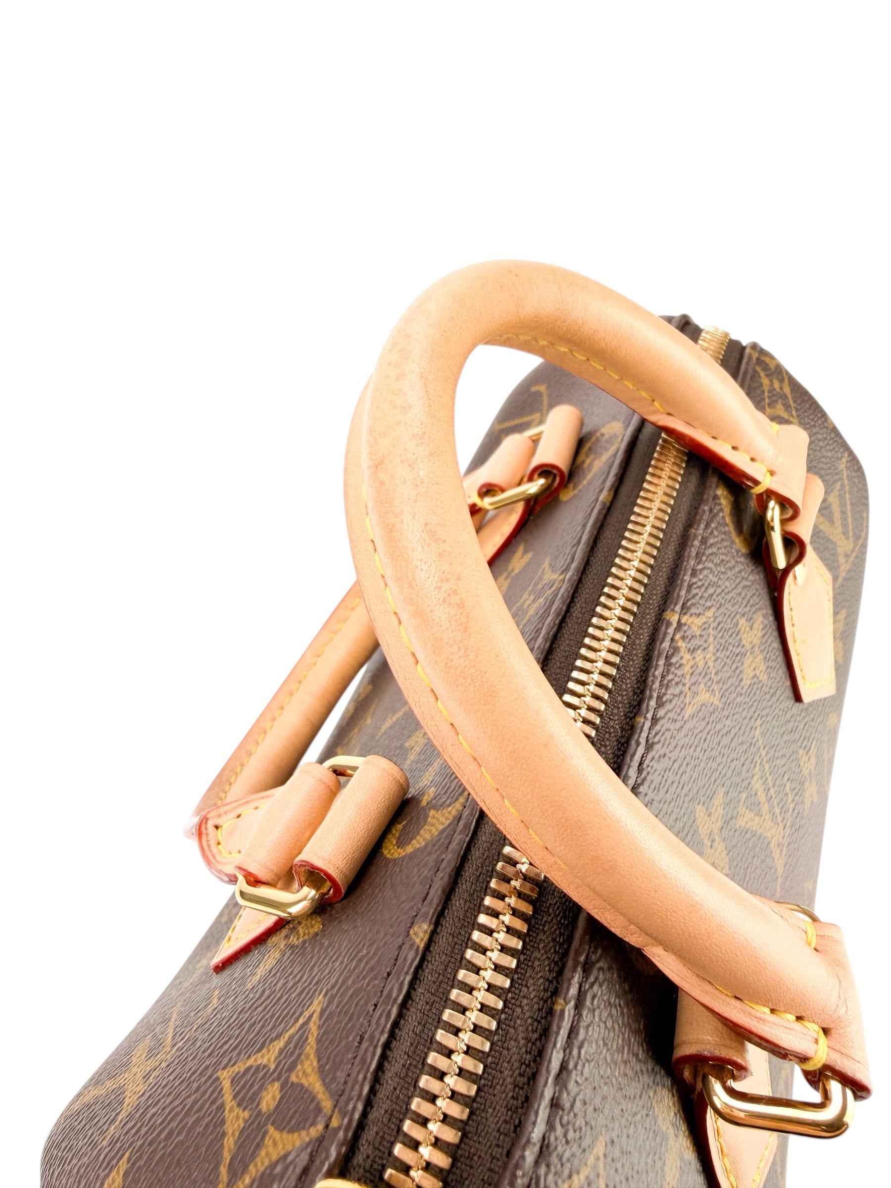 Louis Vuitton Monogram Coated Canvas Speedy 20 Bandouliere 20