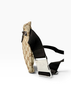 Gucci Beige Canvas GG Double Belt Bag
