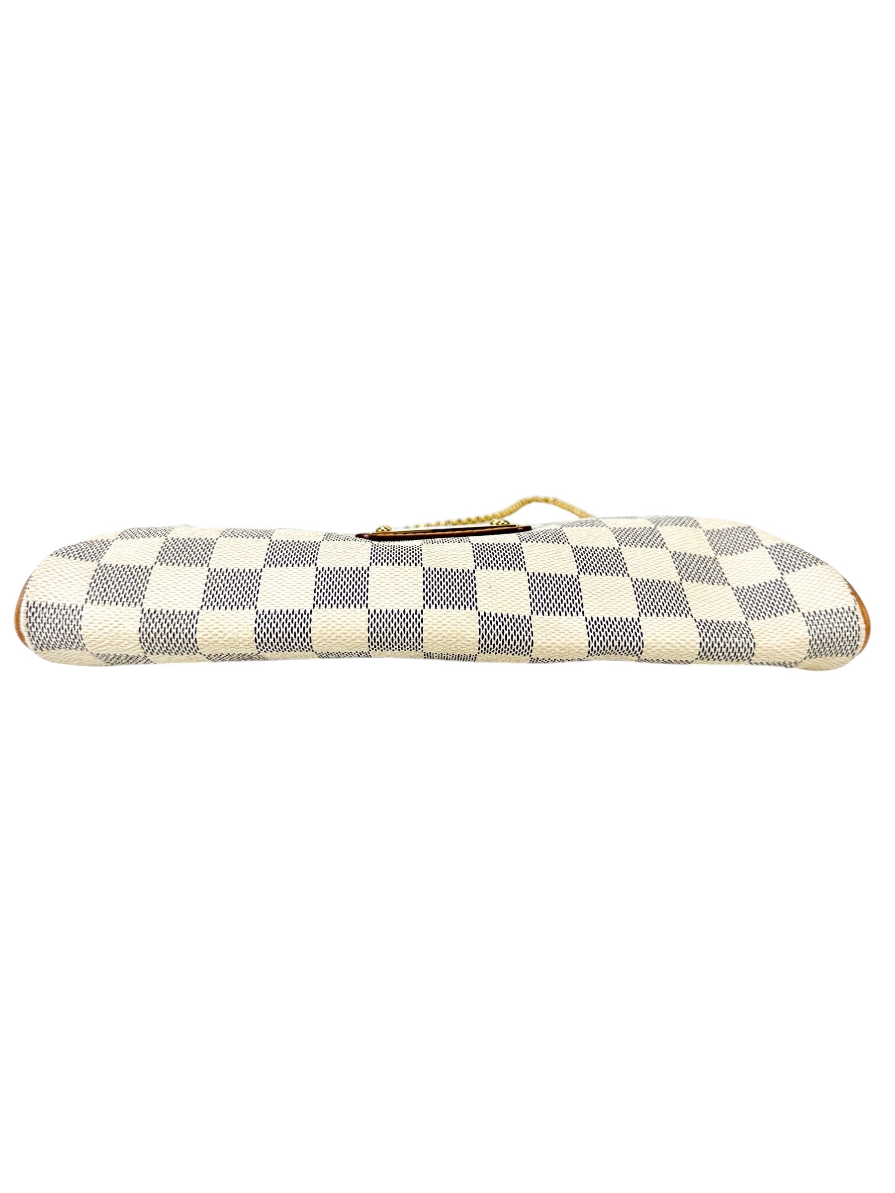 Louis Vuitton Damier Azur Coated Canvas Eva Handbag
