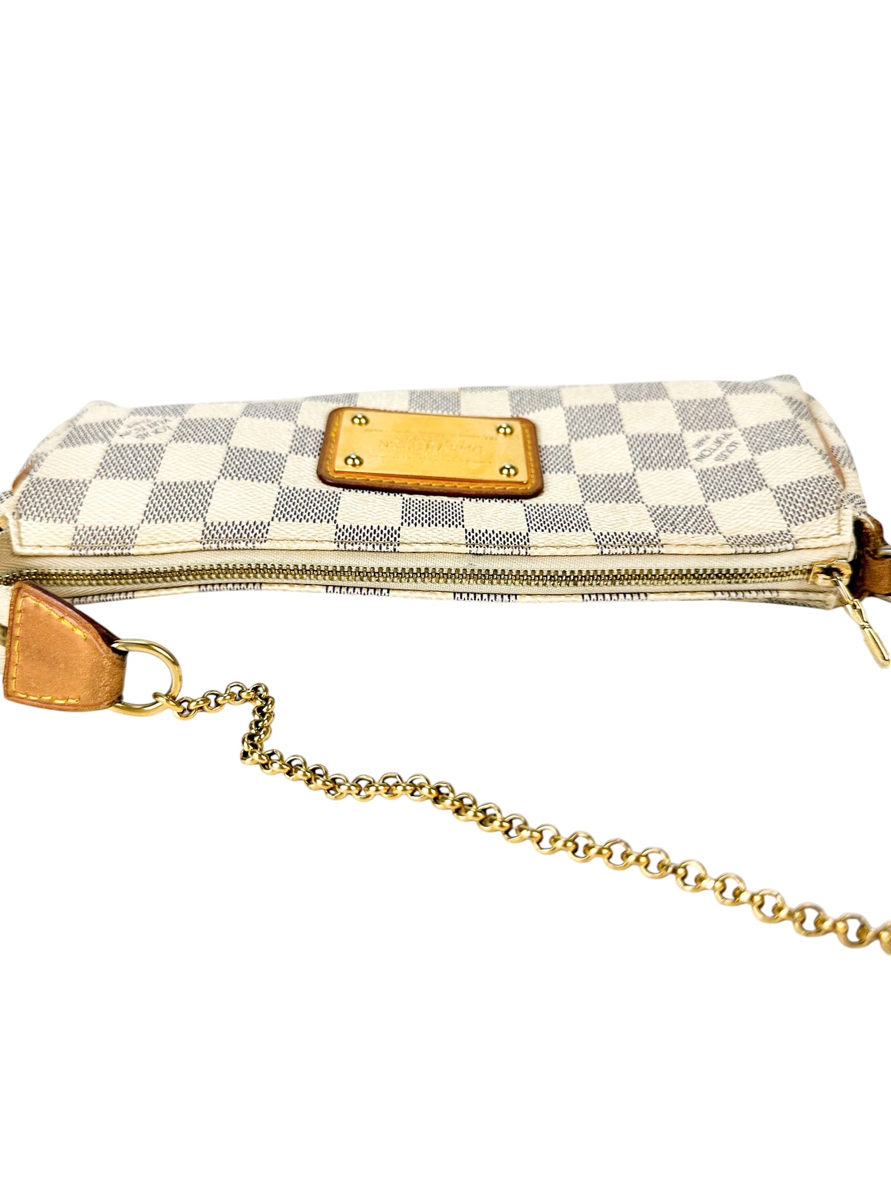 Louis Vuitton Damier Azur Coated Canvas Eva Handbag