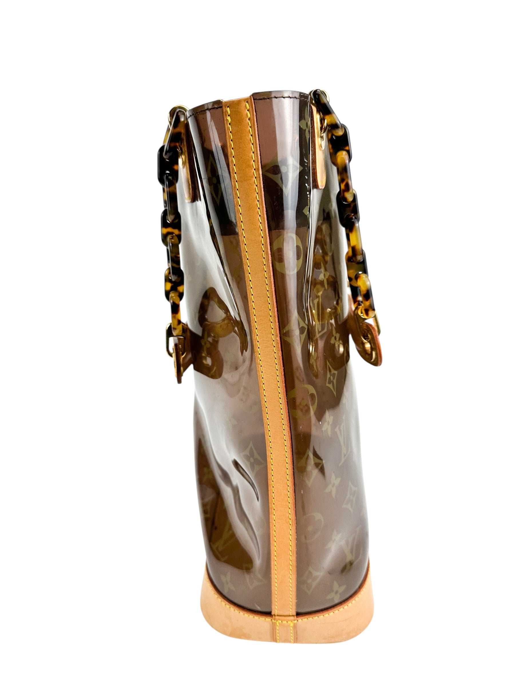 Louis Vuitton Ambre Vinyl Monogram Tote Bag