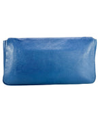 Fendi Blue Calfskin Chain Baguette Large Runway Piece