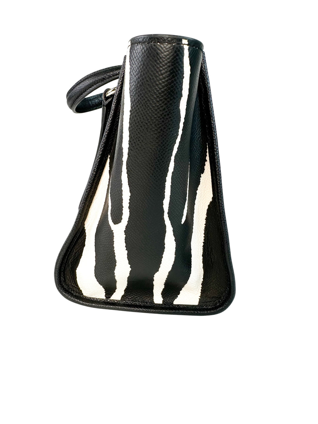Coach Zebra Print Leather Crosby Mini Carryall